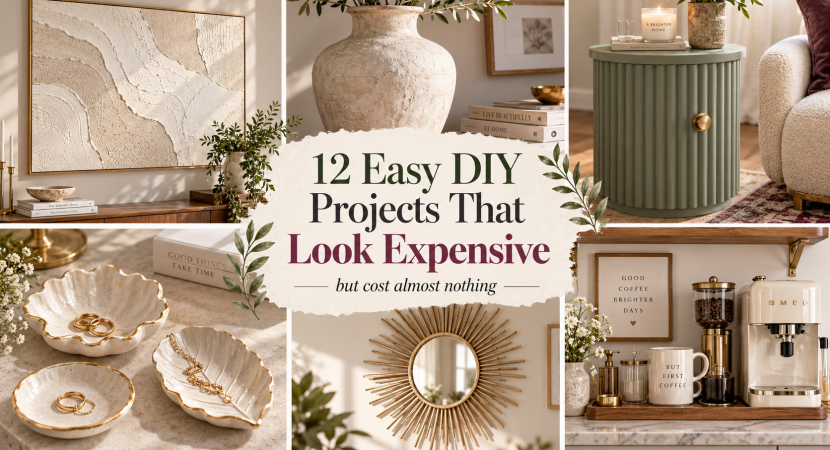 12 Easy DIY Projects That Look Expensive