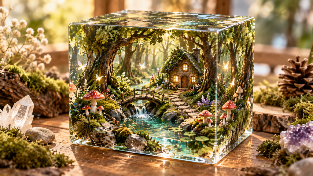 Enchanted Forest in Resin