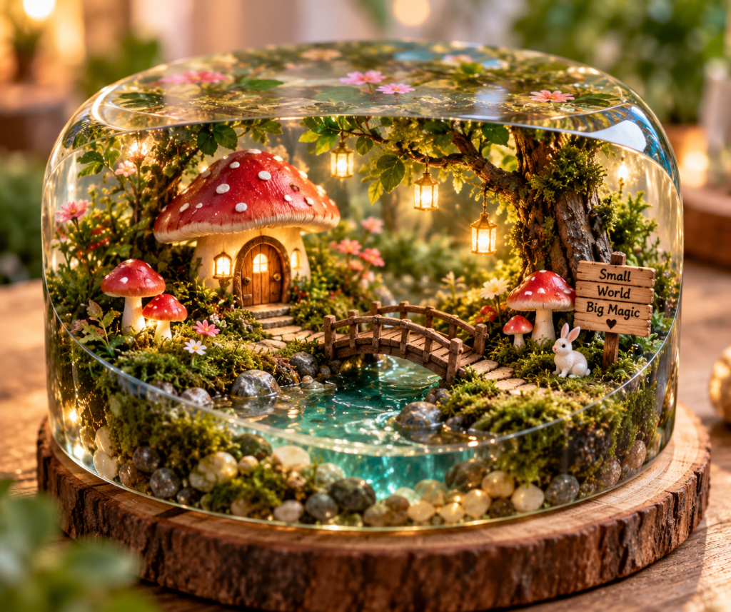Enchanted Mushroom Forest Terrarium