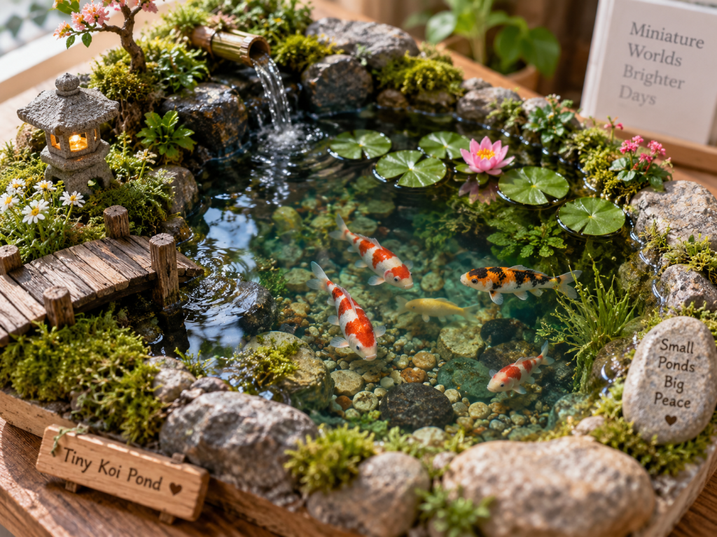 Tiny Koi Pond, Big Peace