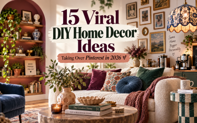 15 Viral DIY Home Decor Ideas Taking Over Pinterest in 2026